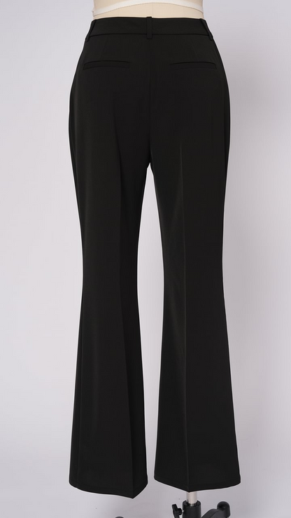 Conjunto de top de malla con cuentas y pantalón ancho para mujer
